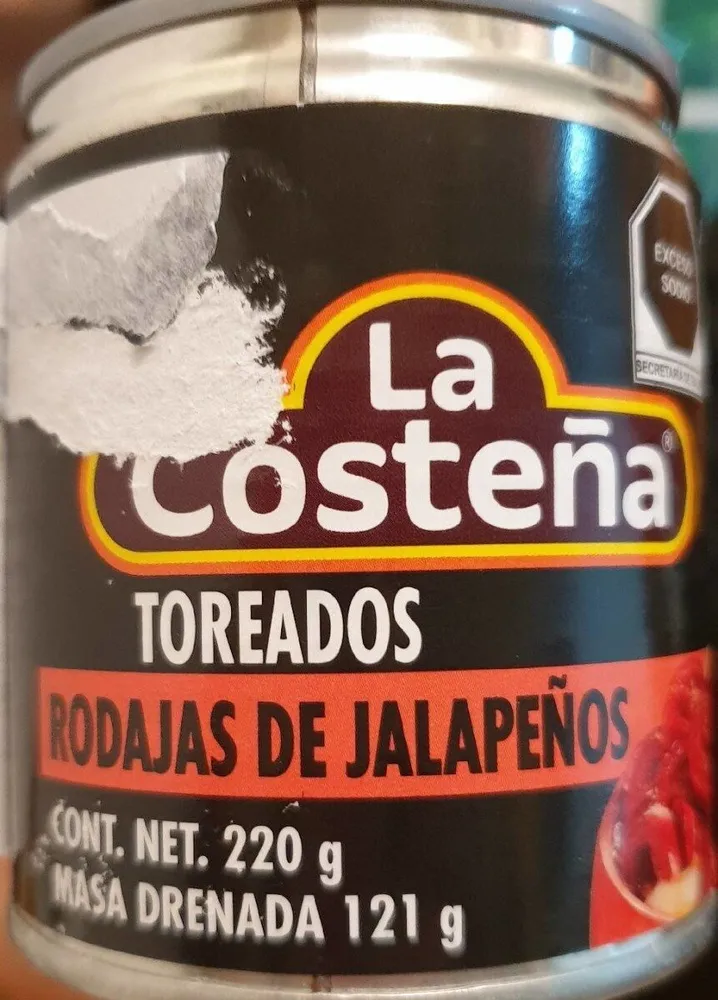 Jalapeno rote Chilli Scheiben gegrillt