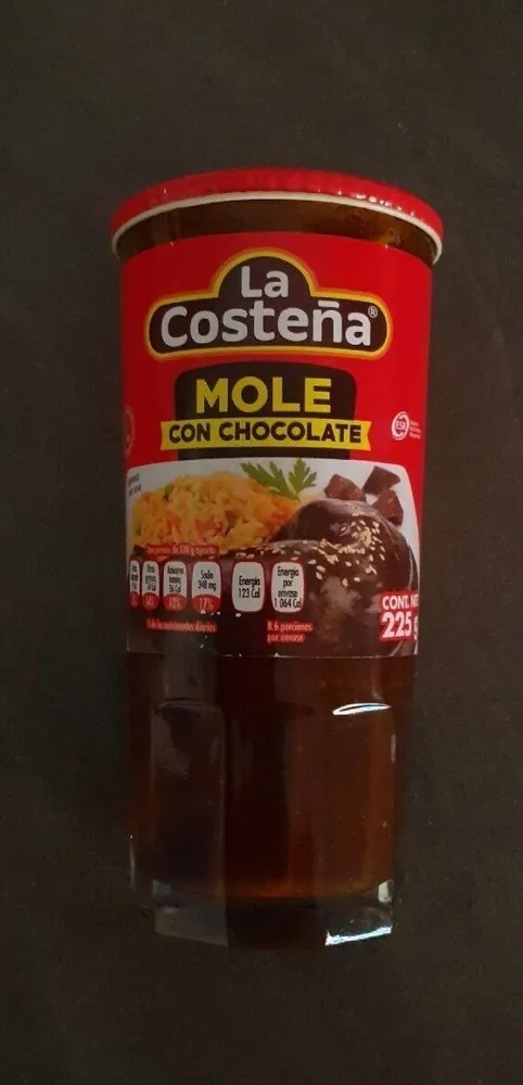 Mole con chocolate
