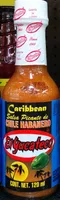Salsa picante de chile habanero tipo Caribbean