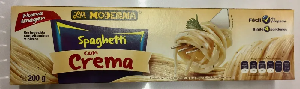 Spaghetti con Crema