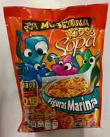 Sopa Kids figuras marinas