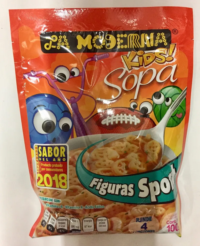 Sopa kids, figuras sport