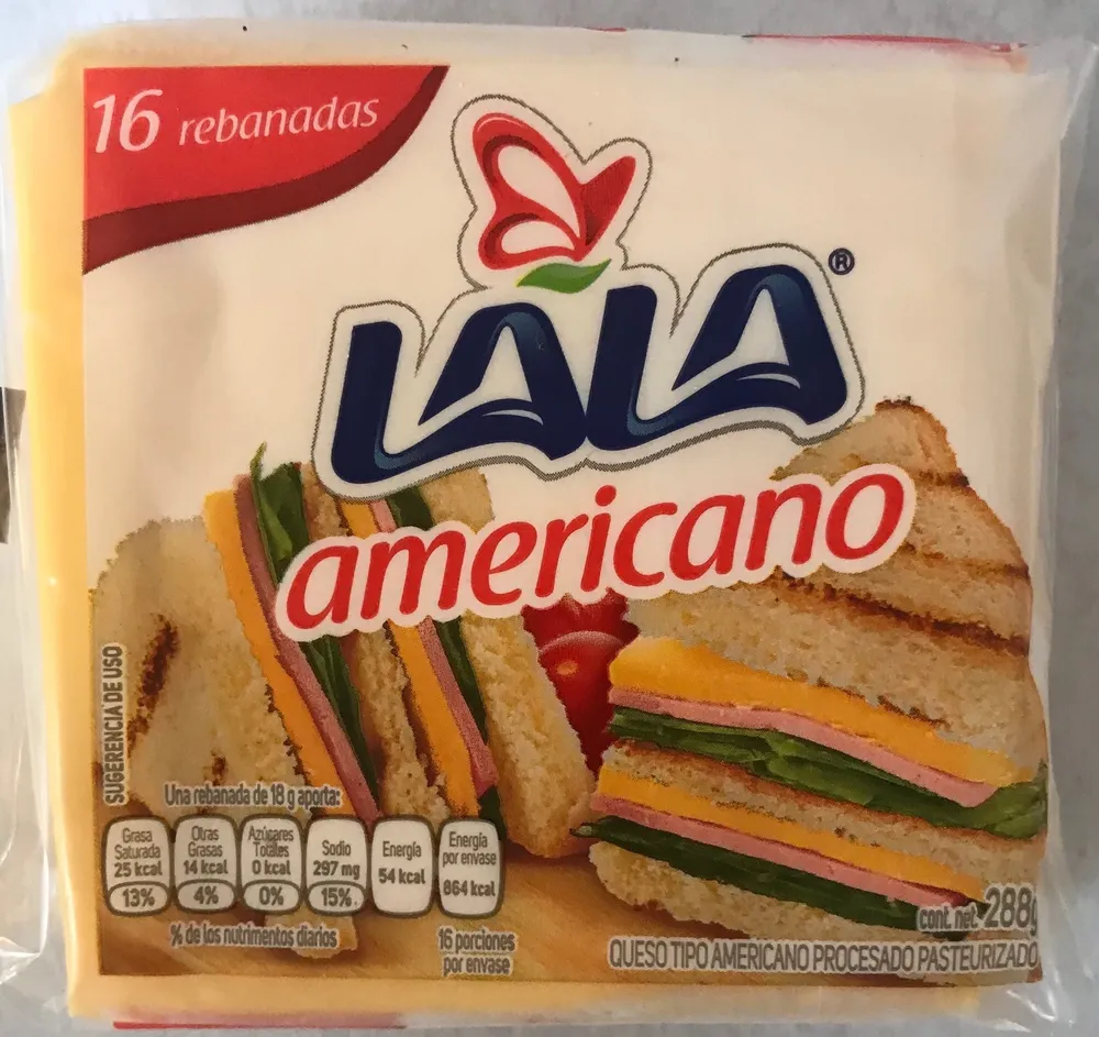 Queso americano Lala