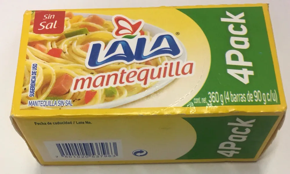 MANTEQUILLA SIN SAL