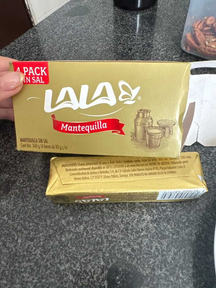 MANTEQUILLA SIN SAL