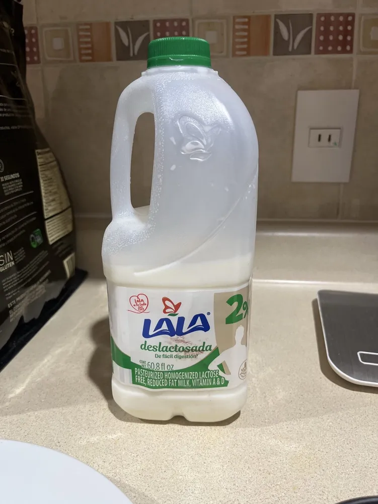 Leche de vaca  deslactosada