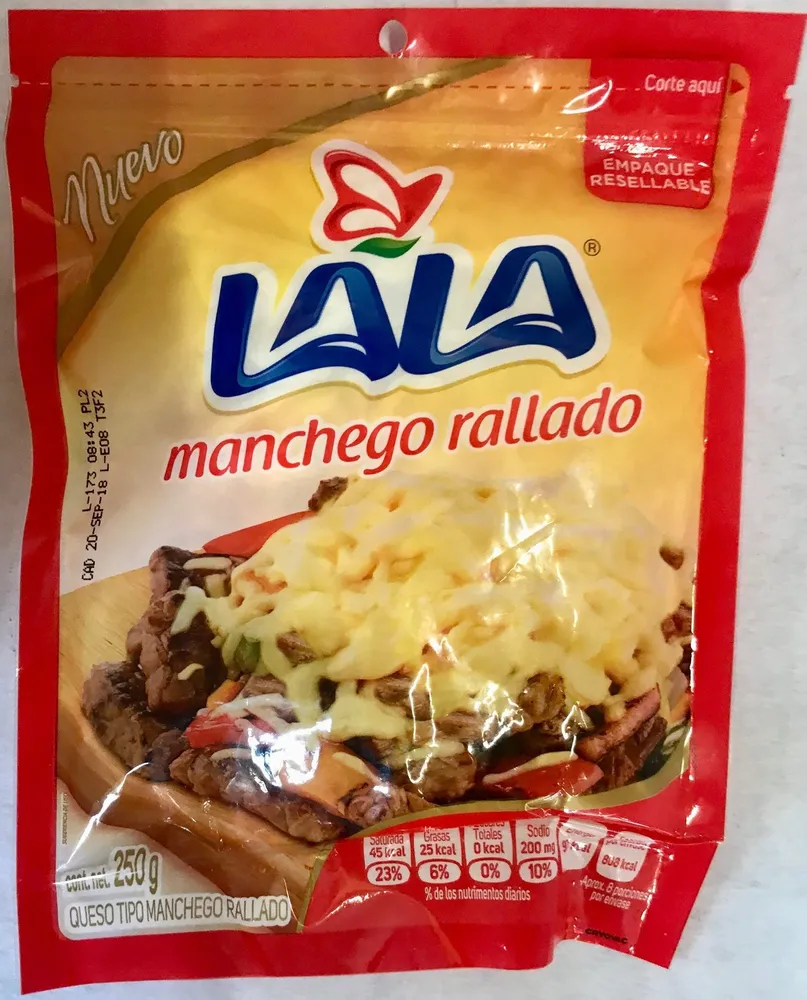 Queso manchego rallado