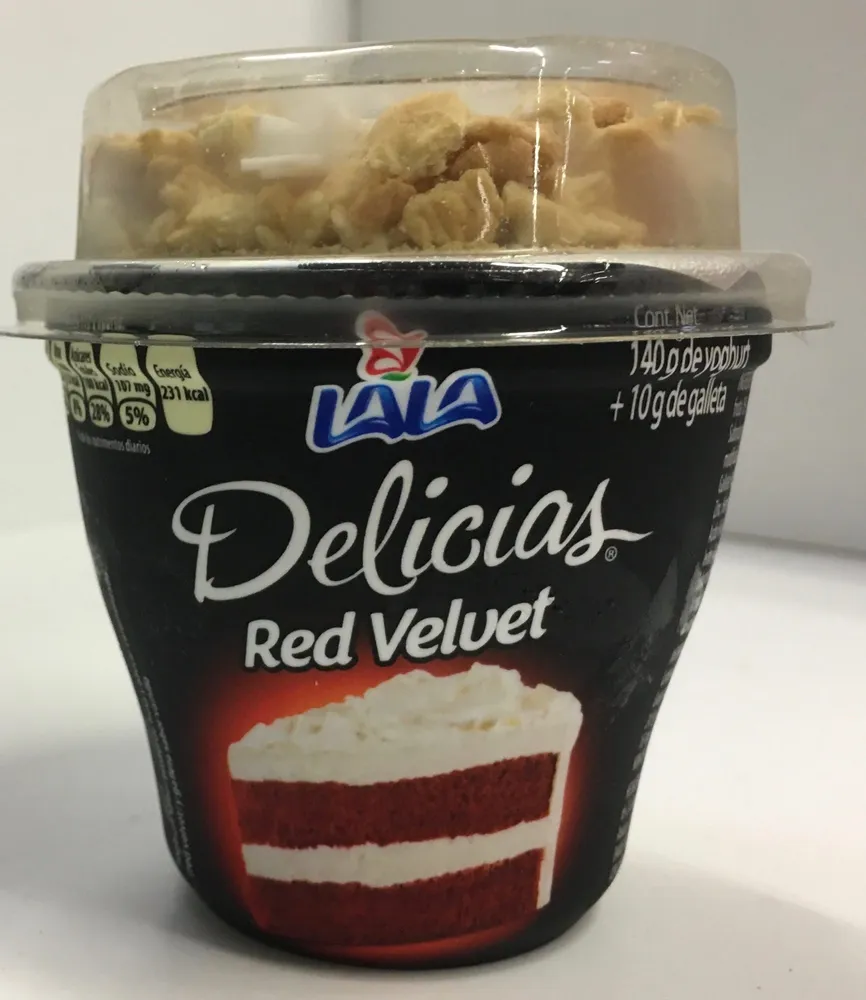 Yogur Delicias Red Velvet Lala