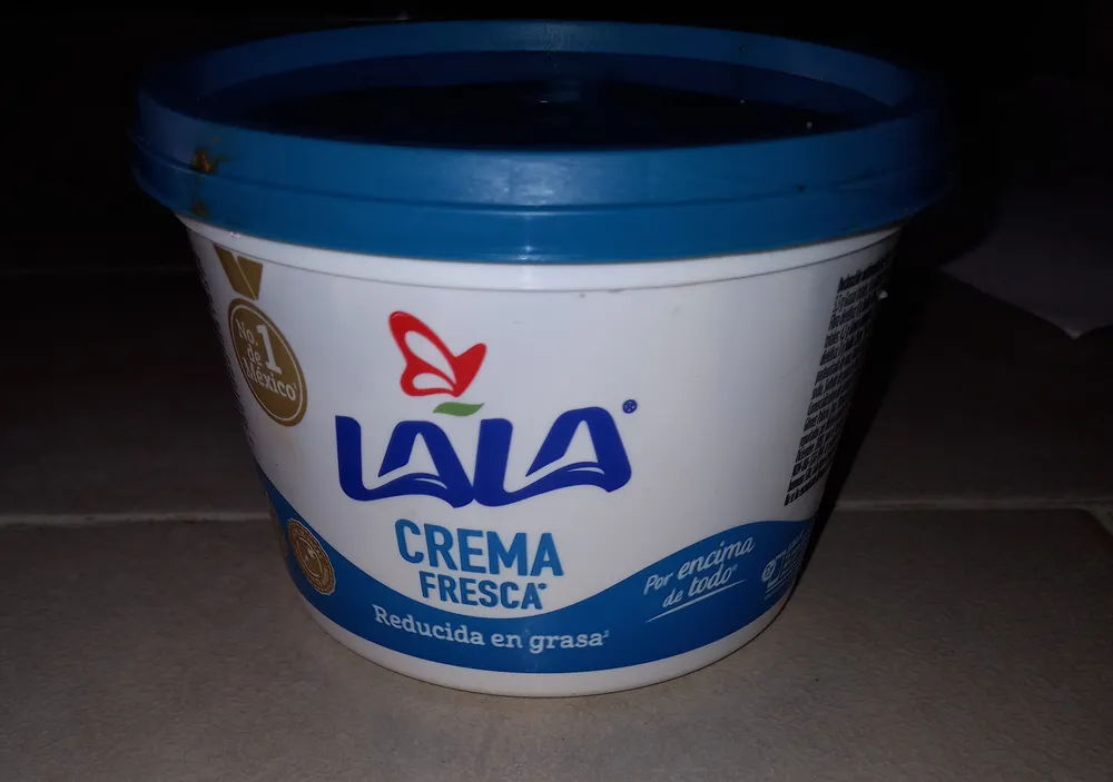 crema reducida en grasa