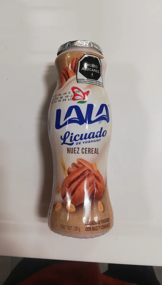 Licuado de yogurt no es cereal