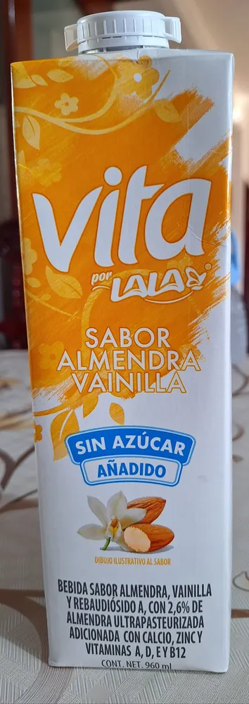 Leche de Almendras Vainilla