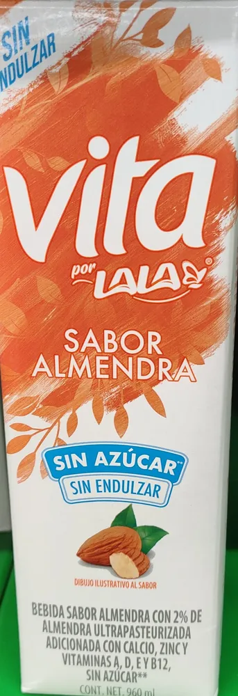 Vita sabor Almendra SIN AZÚCAR SIN ENDULZAR