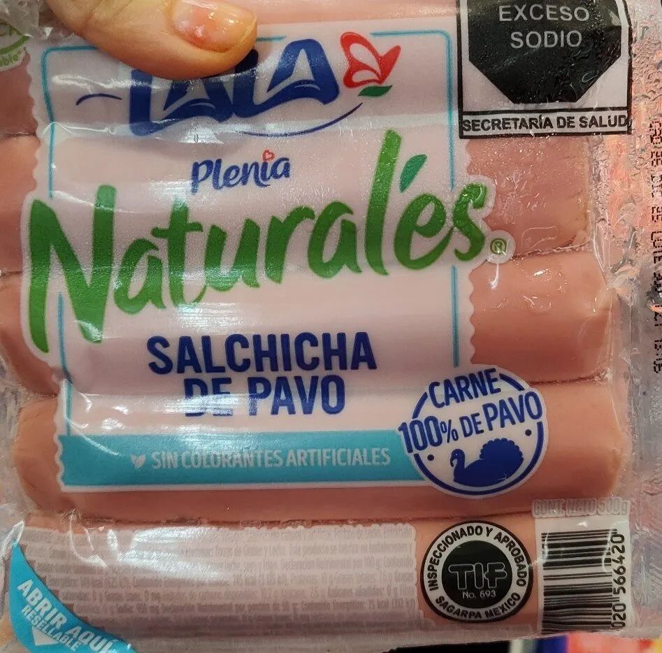 Salchicha de pavo plenia