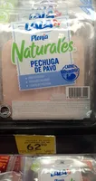 Pechuga de pavo plenia naturales 250g