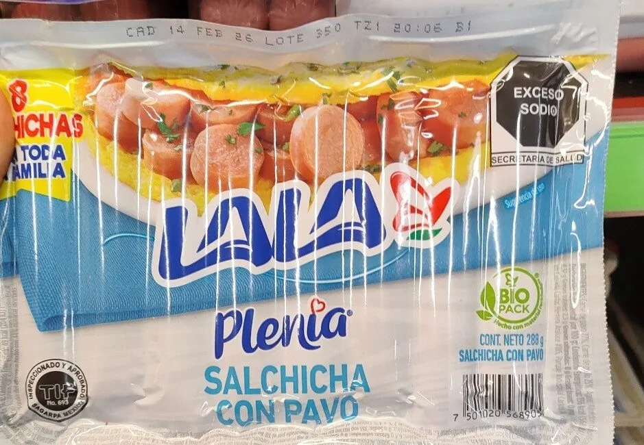 Salchicha de pavo