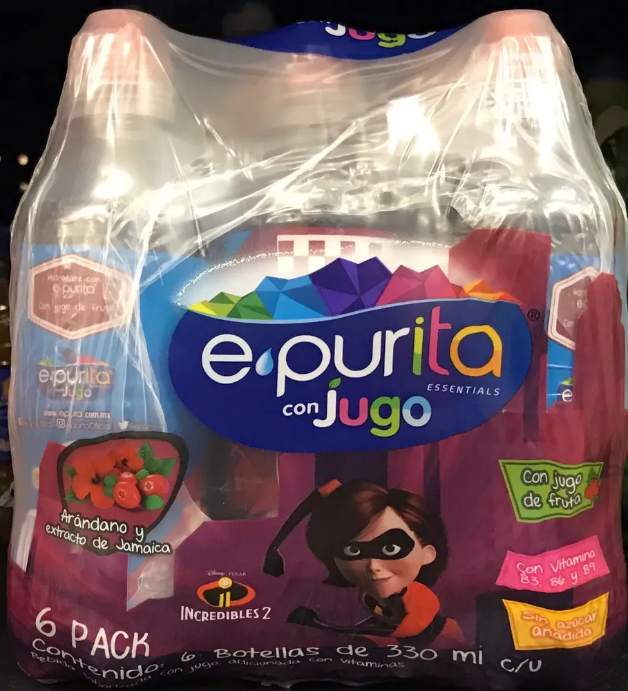 Epurita essentials con jugo 6 pack