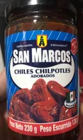 Chiles chilpotles adobados frasco 230 g