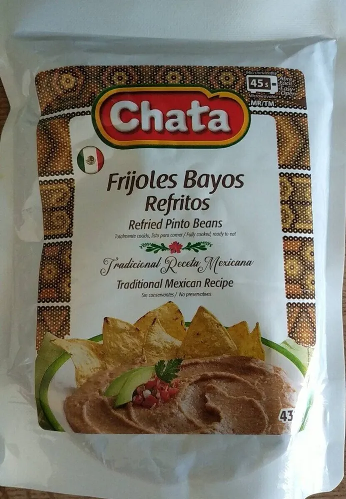 Frijoles bayos refritos