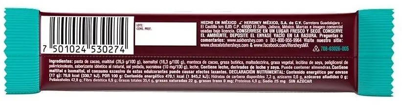 Hershey’s zero sugar