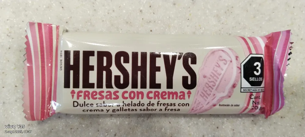 Hershey's fresas con crema