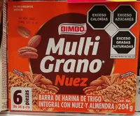 Barra Trigo Avena Con Nuez y Almendra Caja Display