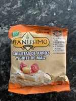 galletas de arroz y grids de maíz