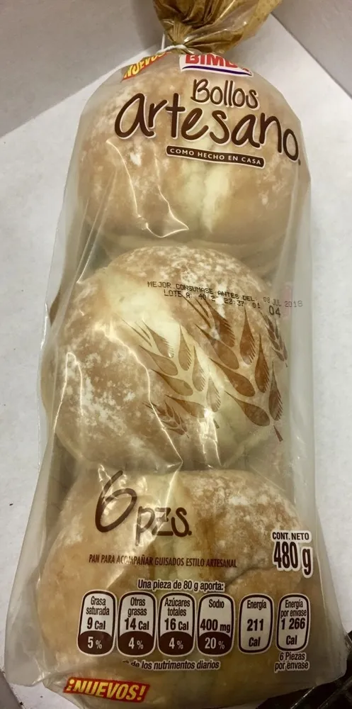 Bollos artesanos
