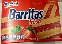 Barritas fresa