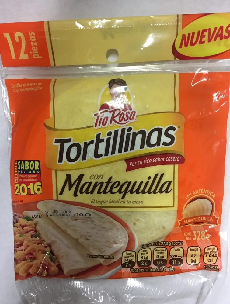 Tortillinas con Mantequilla