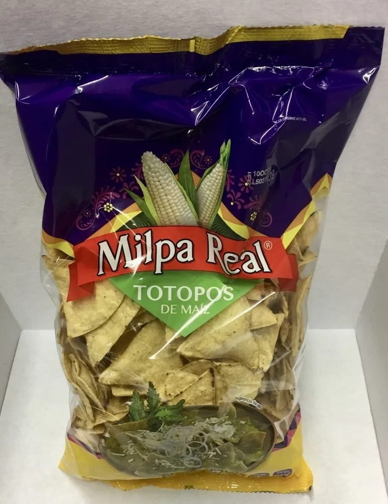Totopos de maíz