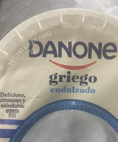 Danone griego endulzado