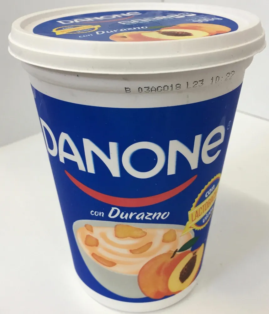 Danone con durazno