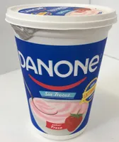 Danone Sabor Fresa sin trozos con lactobacilos vivos