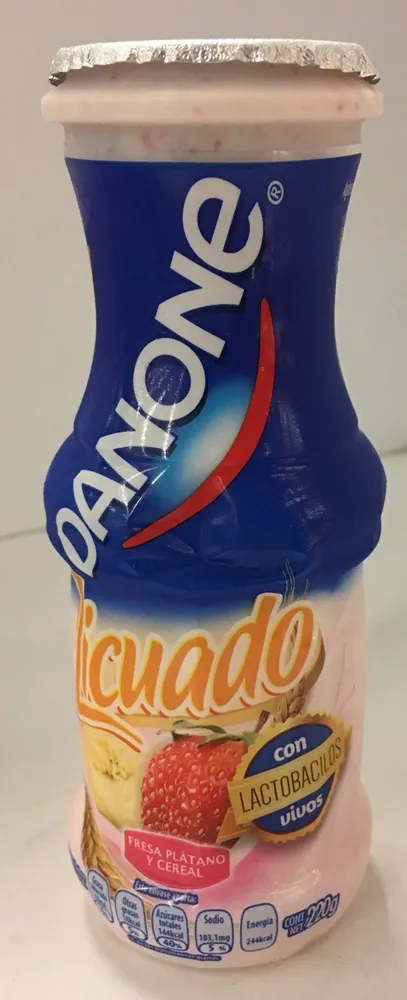 LICUADO FRESA PLATANO Y CEREAL