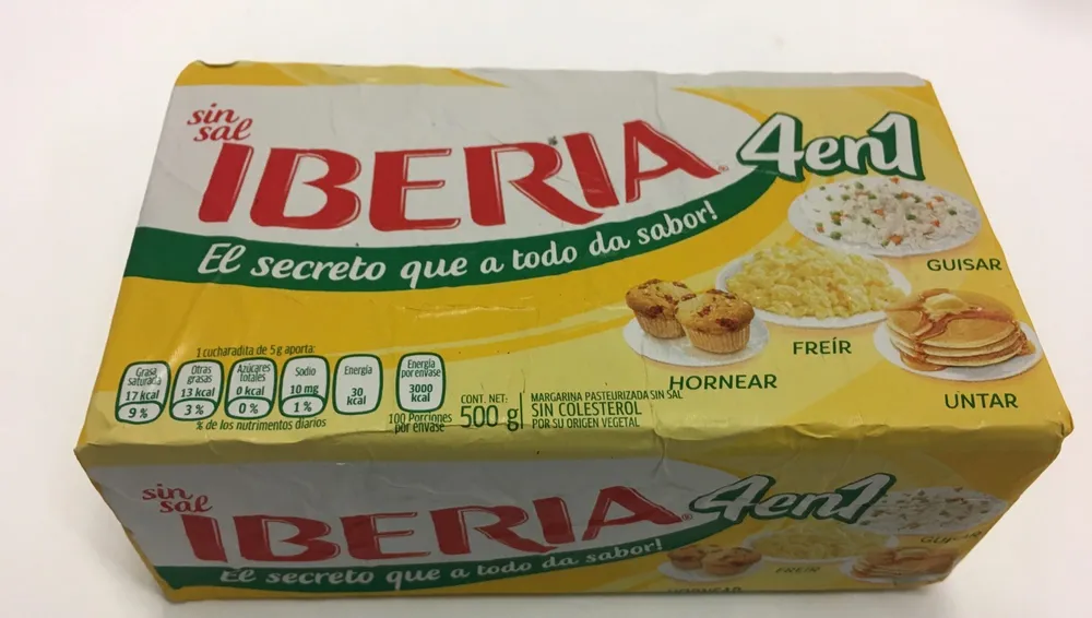 Margarina Sin Sal 4 en 1 Iberia