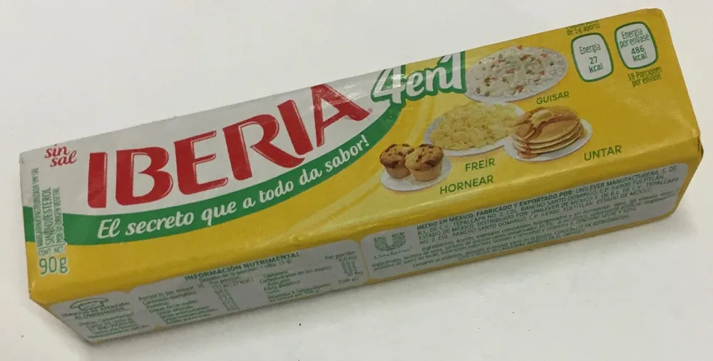 Margarina sin sal Iberia
