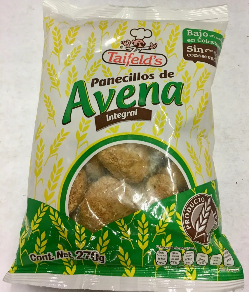 PANECILLOS DE AVENA INTEGRAL TAIFELD'S