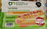 salchicha proteína chícharo