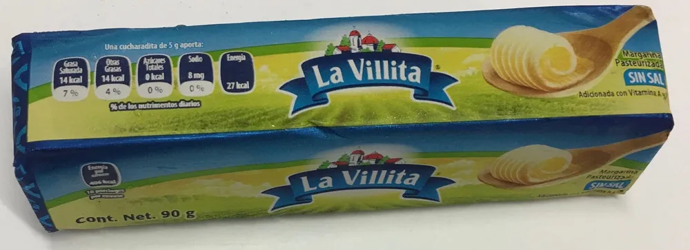 Margarina sin sal La villita