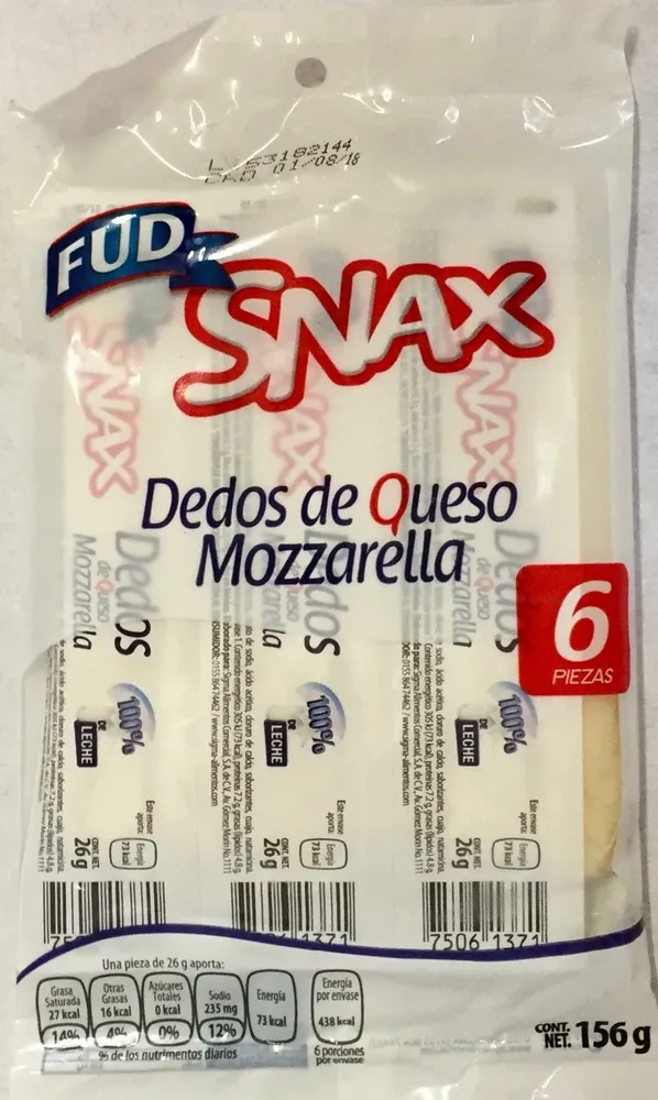 Snax - Dedos de queso mozzarella