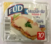 Queso Mozzarella Rebanado Fud