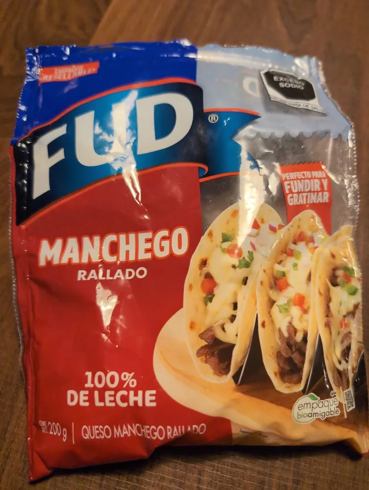 Queso manchego rallado