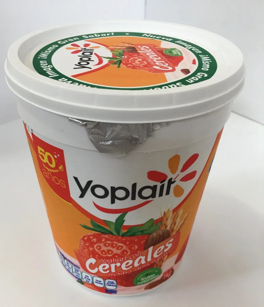 Yoplait Yoghurt con cereales Fresas y almendras