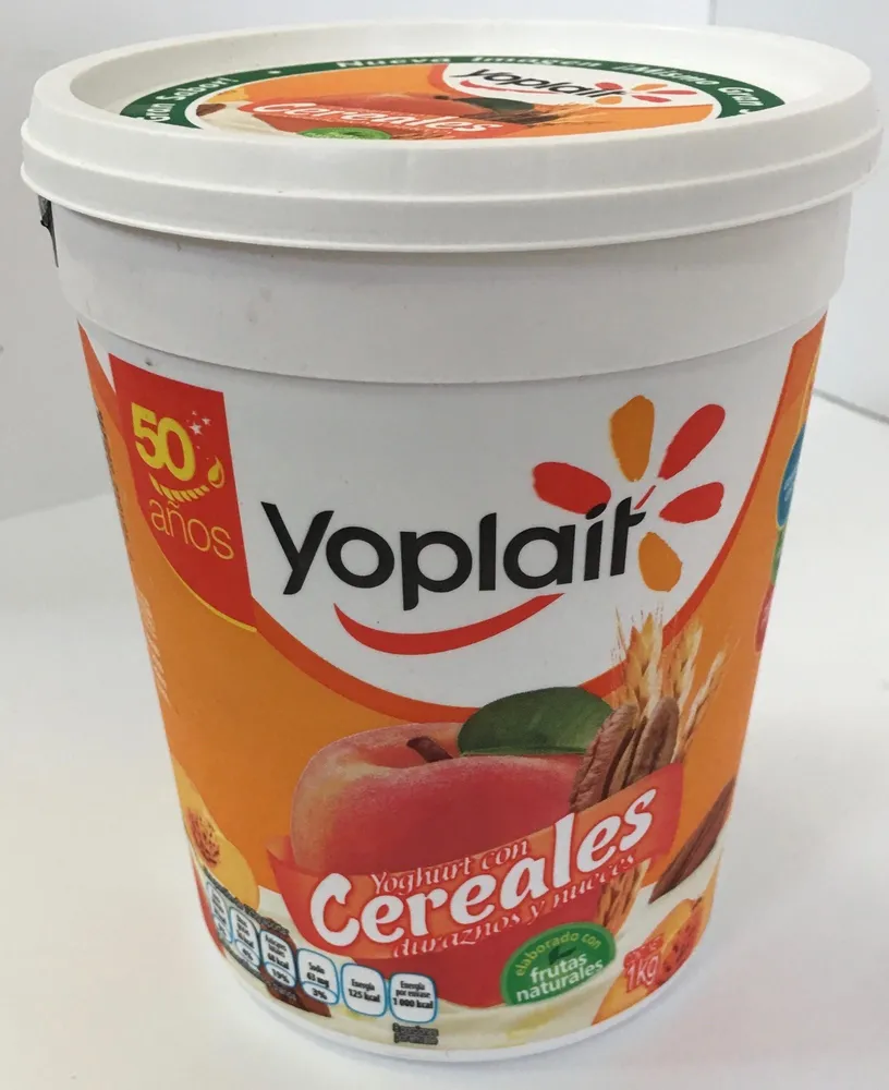 Yoplait Yohurt con Cereales, Durazno y Nueces