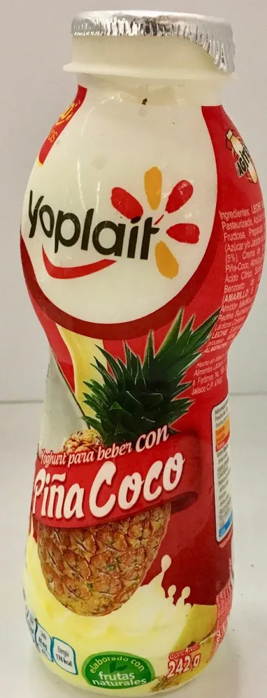 Yoplait Yoghurt para beber con piña coco