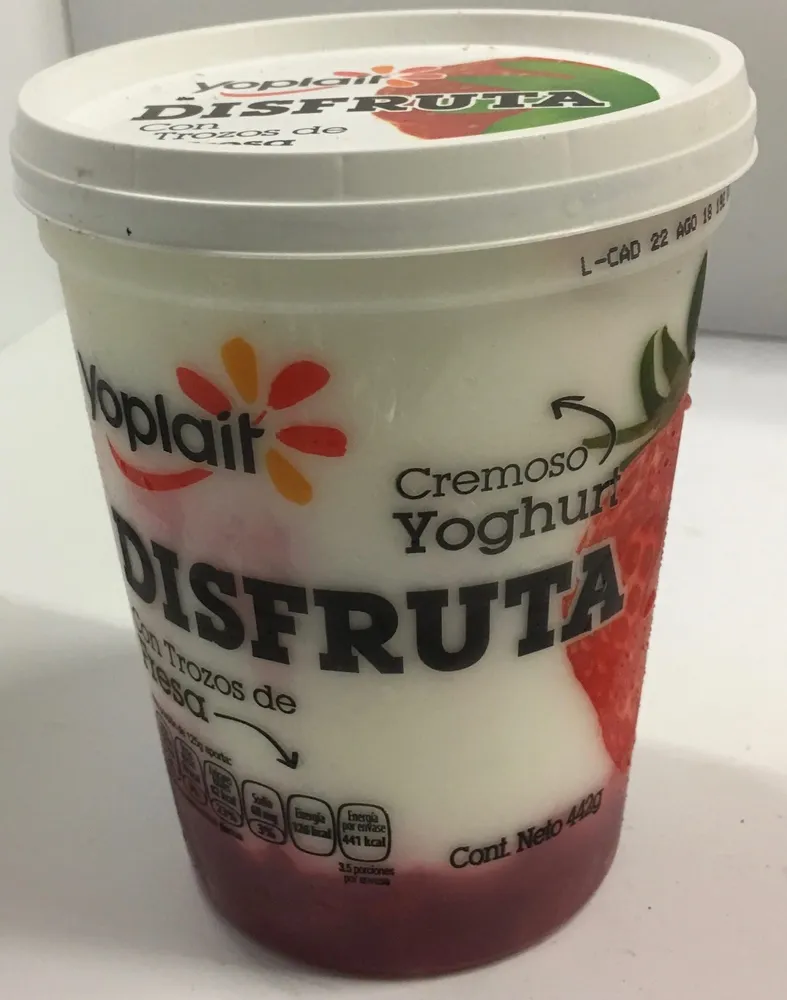 Yoghurt Disfruta Fresa Yoplait