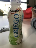 Coconut-flavored drinkable yogurt