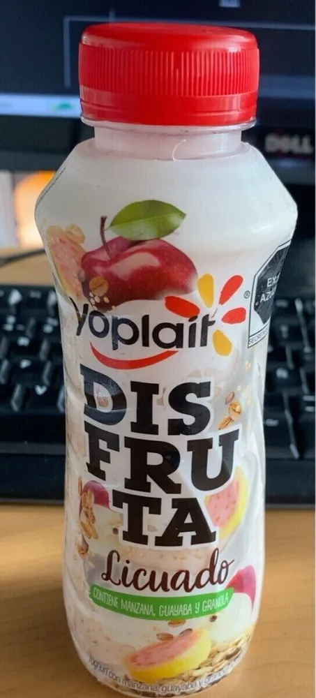 Disfruta Licuado Manzana, Guayaba y Granola