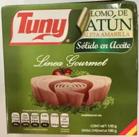 Lomo de atún  aleta amarilla solido en aceite