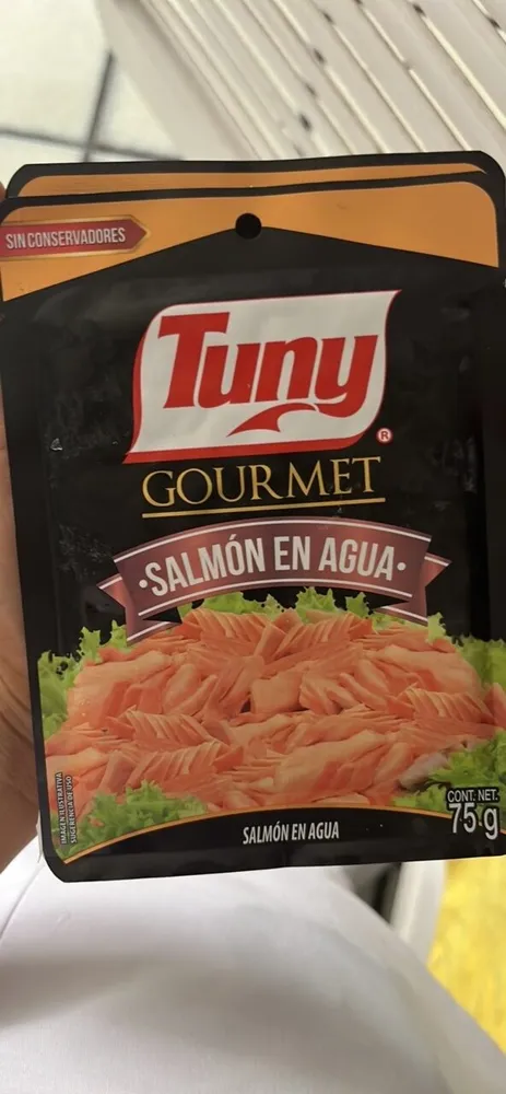 Salmón en agua